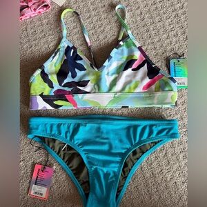 Jolyn Clothing Multicolor Bikini Set